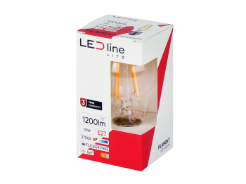 E27 10w A60 LED Filament Birne warmweiß 2700k